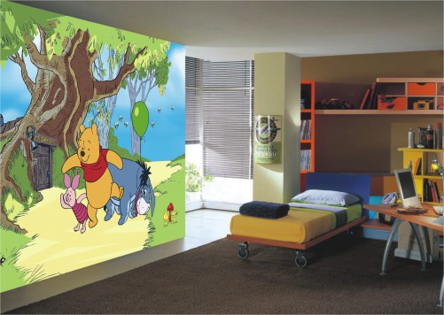 Kinderzimmer Tapeten Winnie Pooh : Fototapete Winnie Pooh mit Freunden ? Bild 1 Kinderzimmer Tapeten Winnie Pooh : Fototapete Winnie Pooh mit Freunden ? Bild 1
